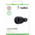 Belkin автомобильное зарядное устройство на 2 USB 2.1A