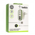 Сетевое зарядное устройство на 2 USB Belkin 2.1A micro USB