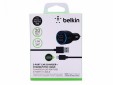 Автомобильное зарядное устройство на 2 USB Belkin 20W 4,2A Lightning для iPhone5/5S/6/6S