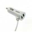 А.З.У. на 2 USB Belkin 20W 4,2A со встроенным кабелем Lightning для iPhone5/5S/6/6S