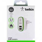 Belkin сетевое зарядное устройство X2 USB