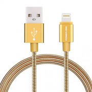 USB кабель в металлической оплётке 1m. Lightning